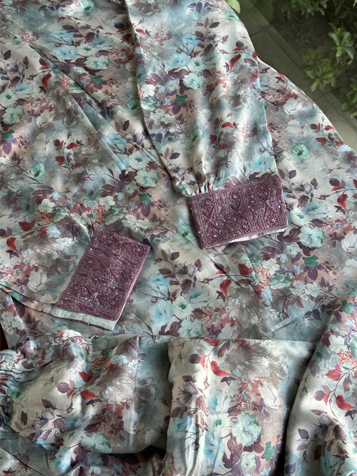 Pastel Bloom Modal Printed Co-Ord Set