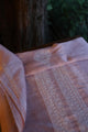 Pastel Purple Linen Chikankari Unstitched Men's Kurta Fabric