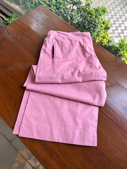 Peach Shade Tissue Silk Chikankari Straight Cut Kurta Dupatta Set