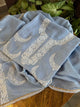 Powder Blue Crescent Chandbala Chikankari Unstitched Fabric