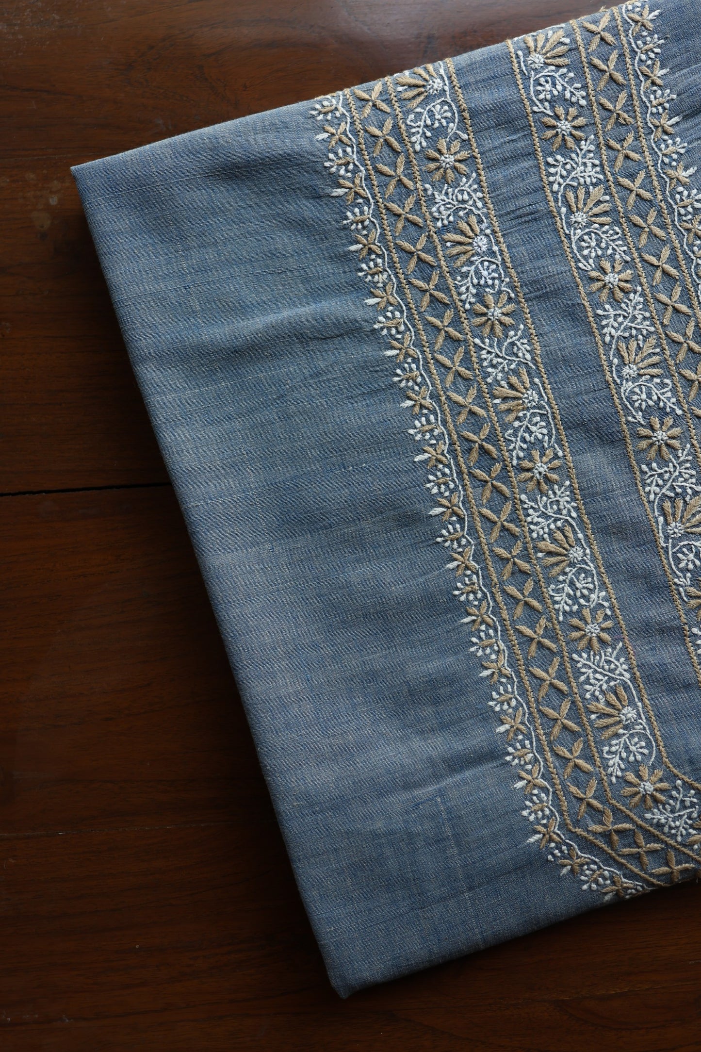 Powder Blue Shade Malkha Handspun Khadi Kurtas Unisex Fabric