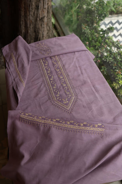 Purple Malkha Handspun Khadi Kurtas Unisex Fabric