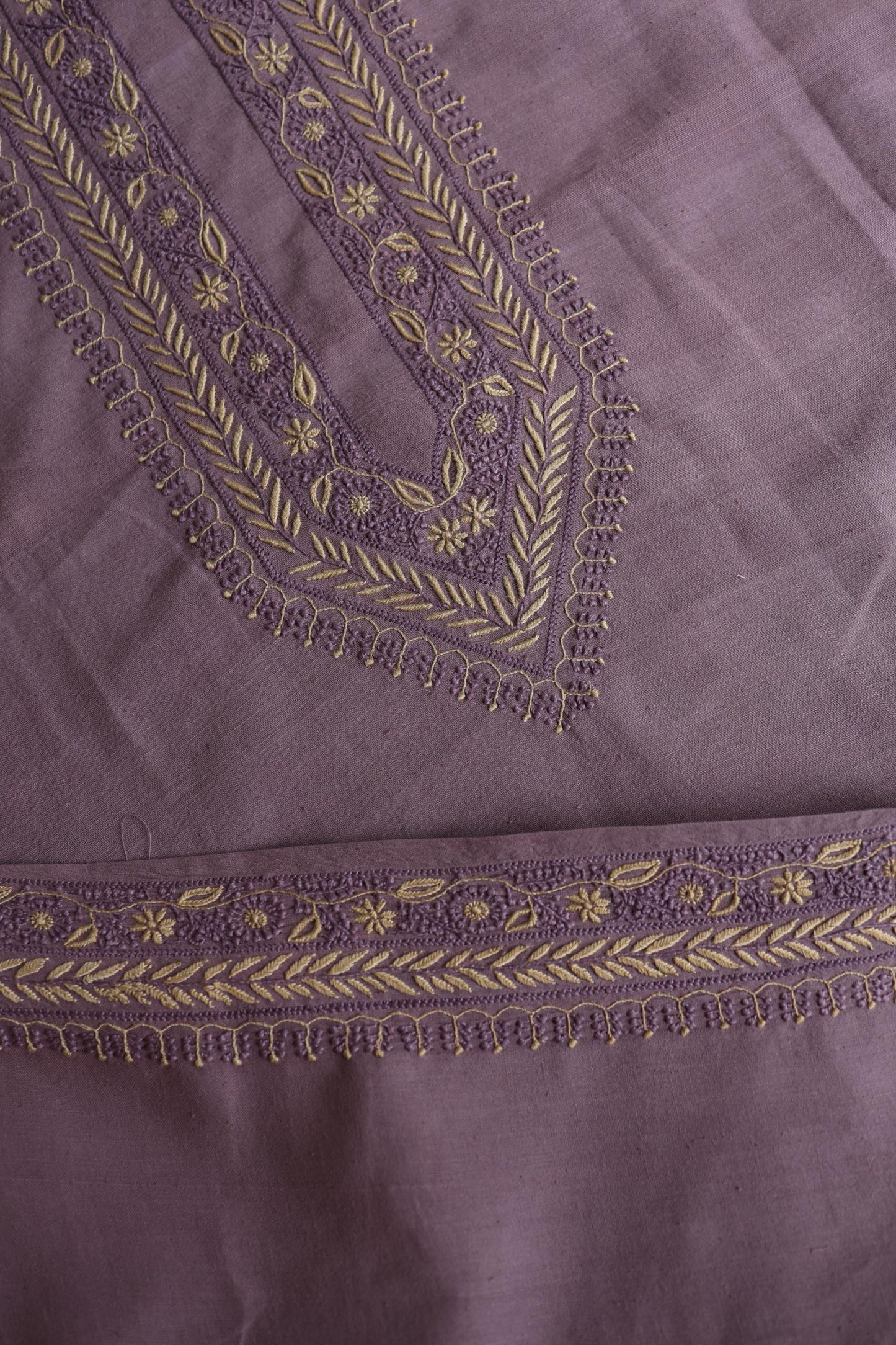 Purple Malkha Handspun Khadi Kurtas Unisex Fabric