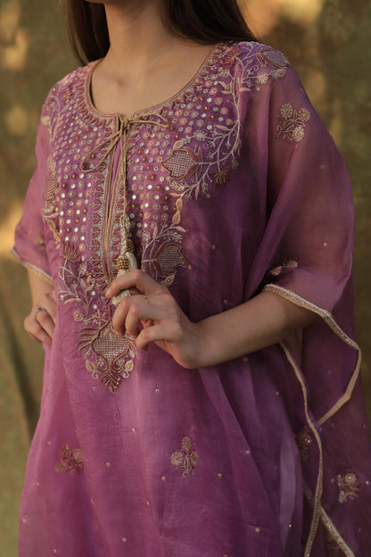 Purple | Noor Organza Kaftans