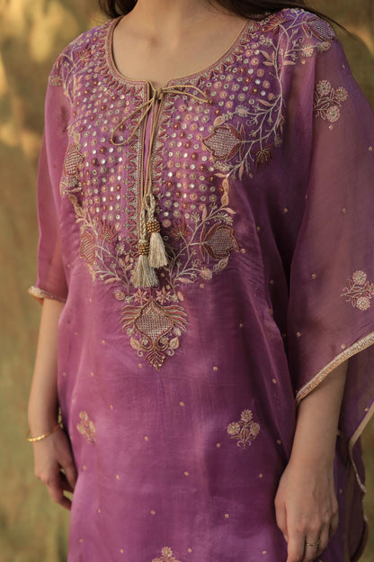 Purple | Noor Organza Kaftans