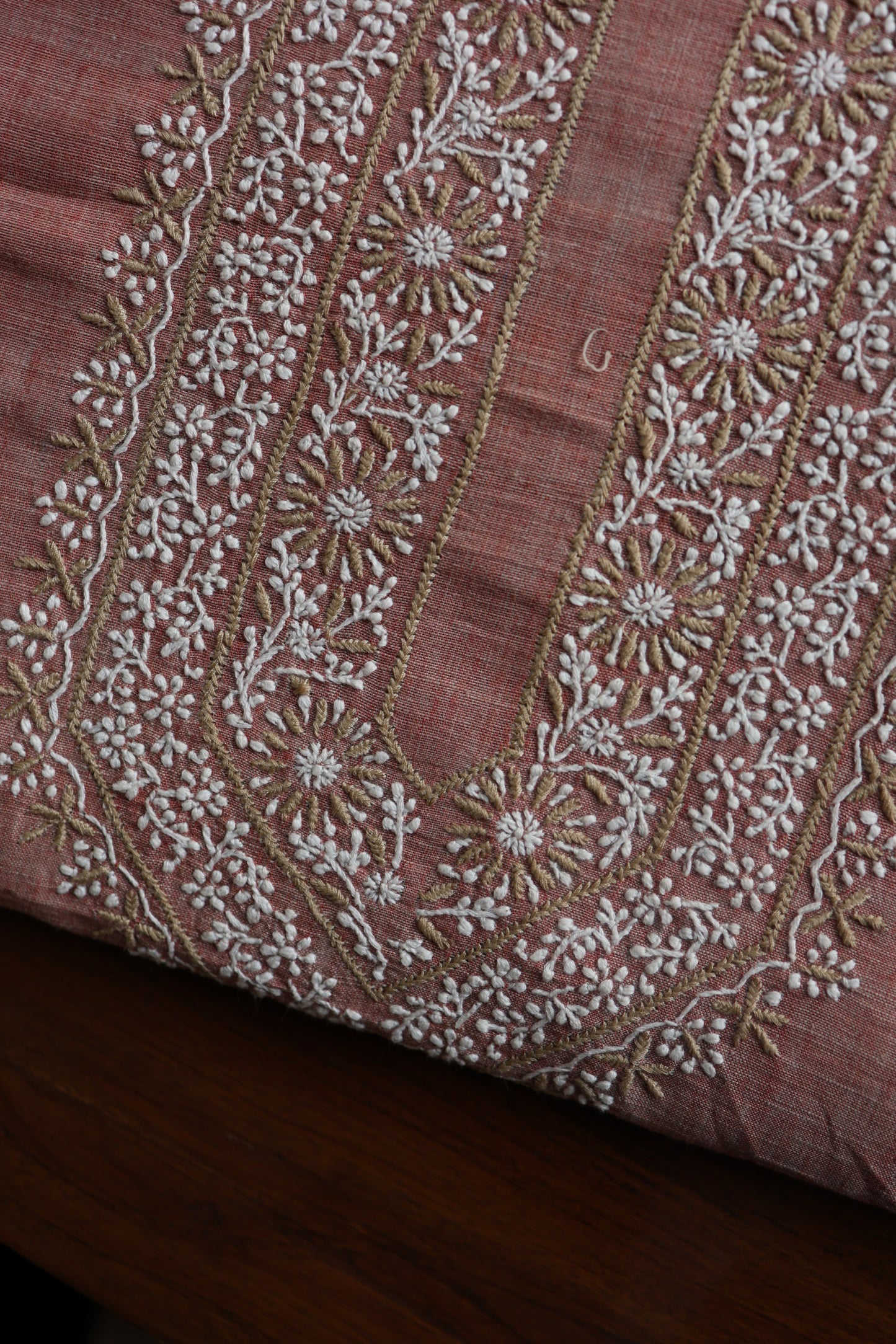 Rose Pink Shade Malkha Handspun Khadi Kurtas Unisex Fabric