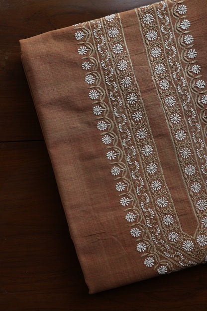 Rust Shade Malkha Handspun Khadi Kurtas Unisex Fabric