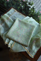 Sage Green Multi-Coloured Noor Organza Resham Chikankari Kurta Set