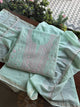 Summer Green Shade Chanderi Silk Mukaish Badla Unstitched Fabric
