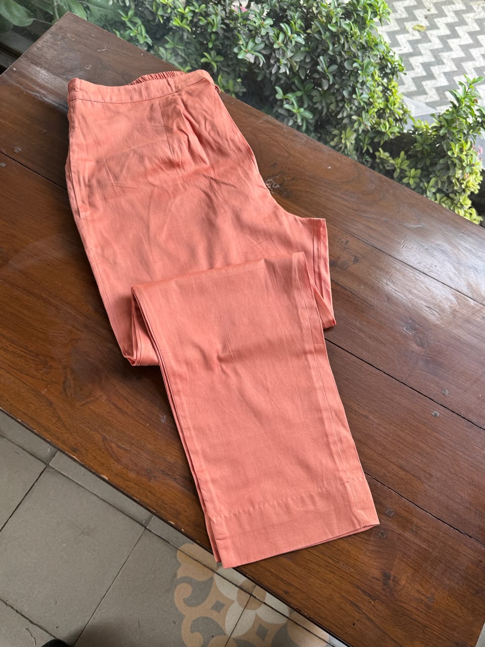 Terracotta Shade Shade Malmal Tux Chikankari Kamdani Dress Kurta Set