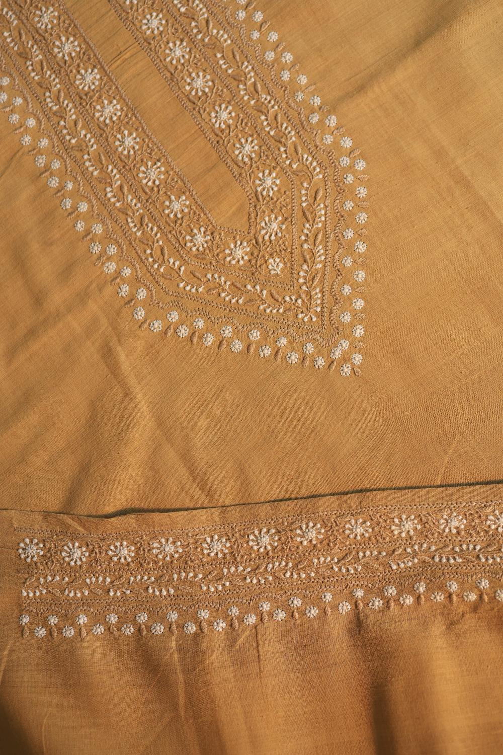 Yellow Malkha Handspun Khadi Kurtas Unisex Fabrics