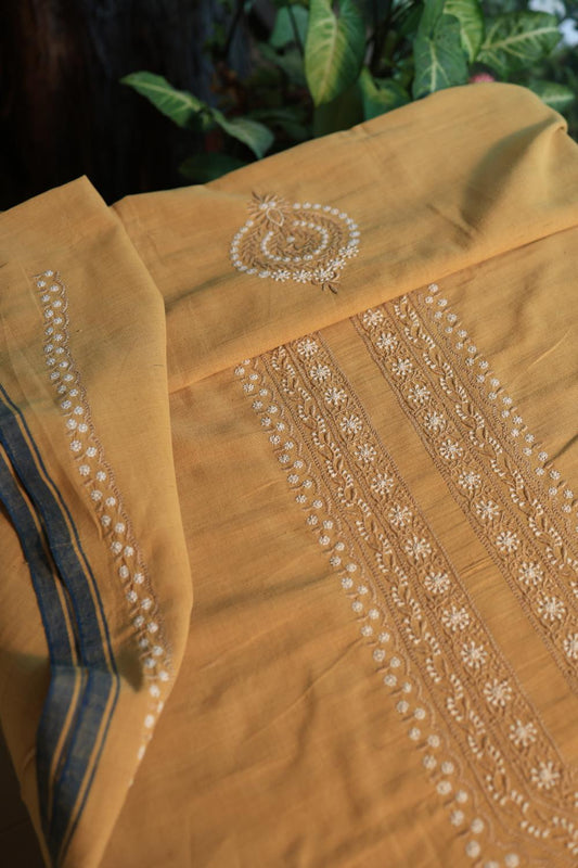 Yellow Malkha Handspun Khadi Kurtas Unisex Fabrics