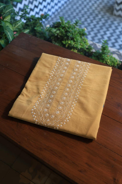 Yellow Malkha Handspun Khadi Kurtas Unisex Fabrics