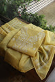 Yellow Shade Mal Cotton Fine Chikankari Unstitched Fabric