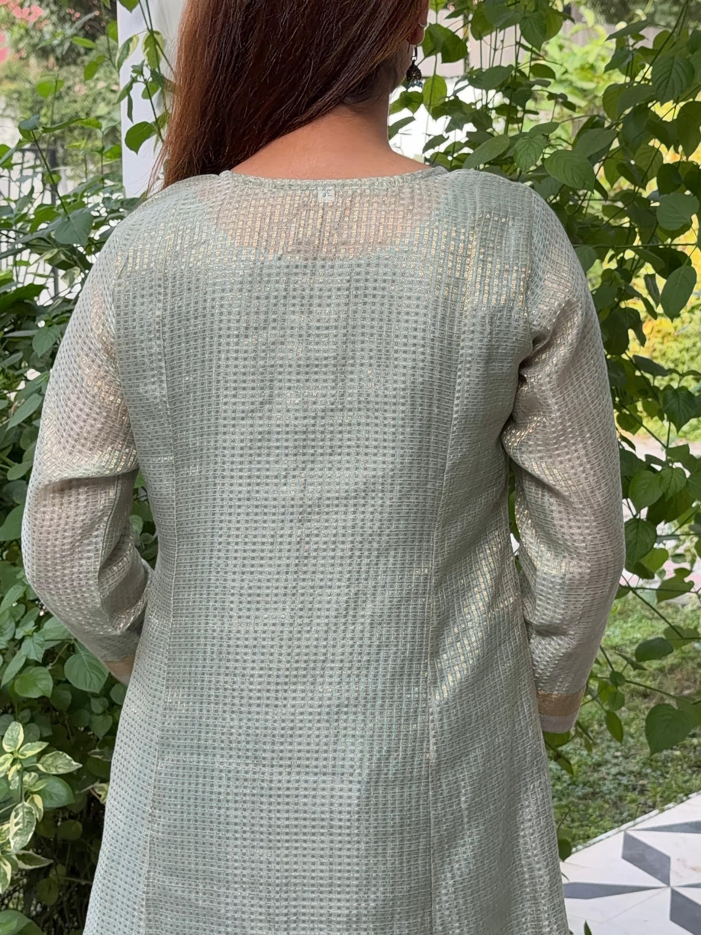 Tissue Handloom Kota Ready to Wear Kurta Set