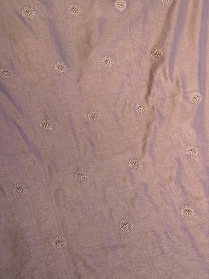 Lavender Shade Rasm Maheshwari Highlights Fabric