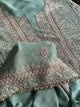 Green Superfine Pure Georgette Chikankari Kurta Set