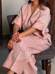 Linen Chikankari Safari Co-Ord Set