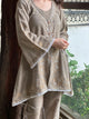Cloudy Grey Malkha Cotton Chikankari Co-ord Set