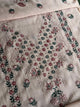Beige Multi Mul Chanderi Silk Kalamkari Unstitched Kurta Dupatta Set