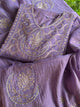 Lilac Purple Shade Tissue Silk Bhopali Kurta Dupatta Set