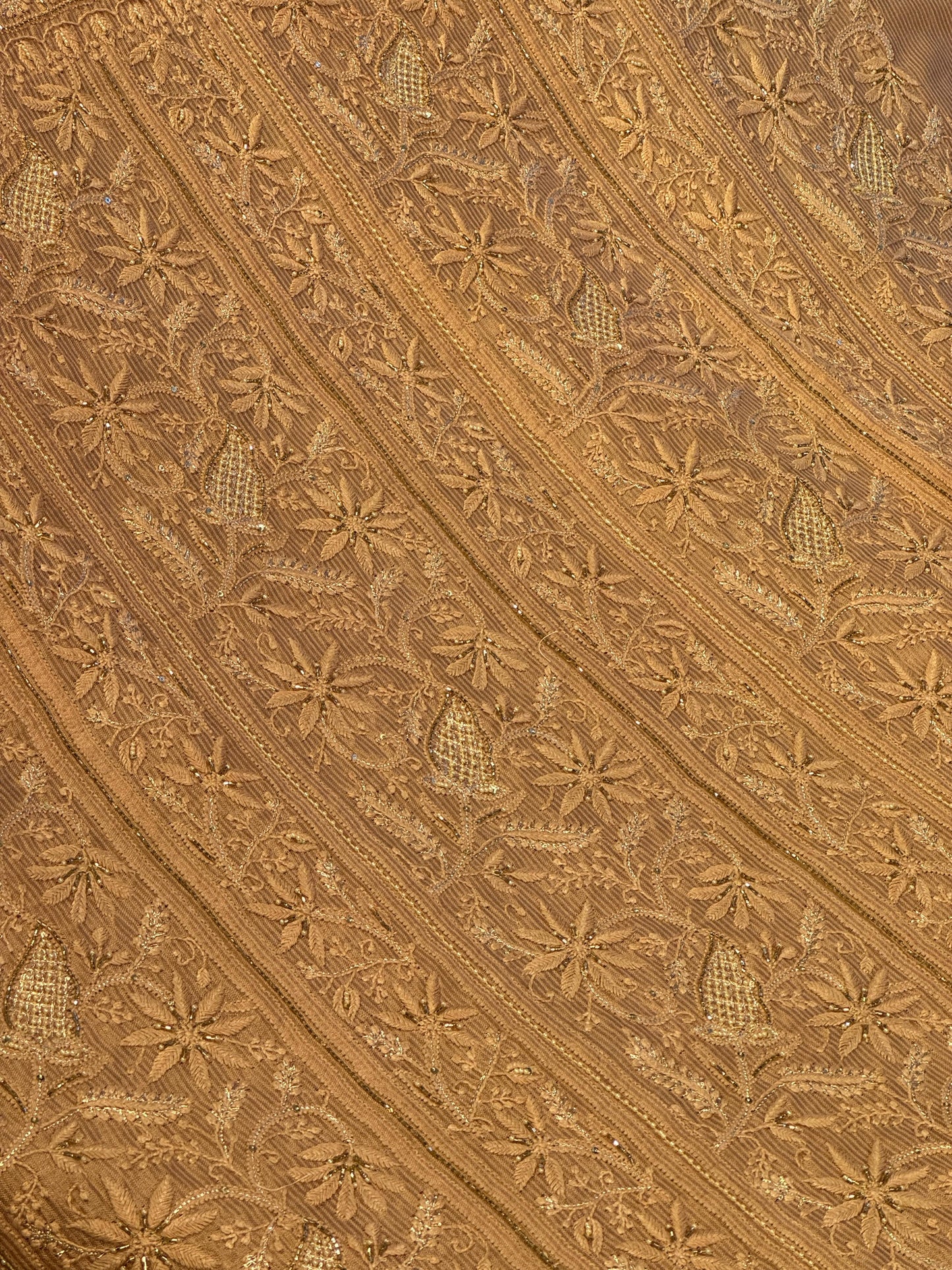 Beige Shade Rasm Maheshwari Highlights Fabric