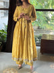 Zari Tissue Chikanakari Ari Heriloom Chikankari Dupatta Angarkha Set