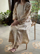 Natural Beige Chikankari Ready to Wear Kurta
