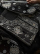 MYSTIC BLACK AND ASH SILVER | TISSUE SILK CHIKANKARI