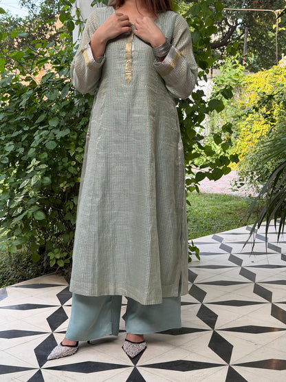 Tissue Handloom Kota Ready to Wear Kurta Set